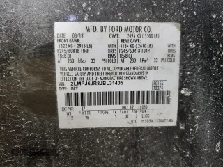 2018 Lincoln MKX Premiere with VIN 2LMPJ6JR8JBL31405, listed as a Copart auction lot 89401425 with 72,507 mi miles and Salvage Title. Bid and sale history available at carsss.com. Image 15.