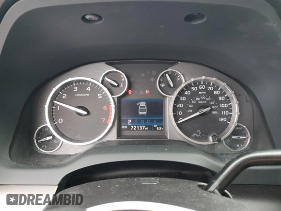 2017 Toyota Tundra SR5 with VIN 5TFEM5F13HX121163, listed as a Copart auction lot 45580715 with 72,137 mi miles and Salvage title. Bid and sale history available at DreamBid. Image 9.