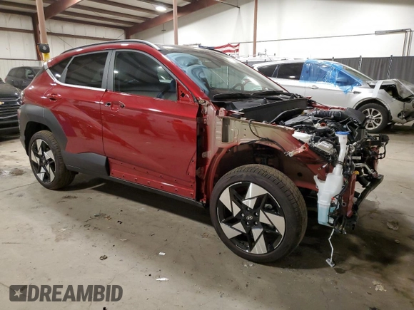 2024 Hyundai Kona Limited with VIN KM8HECA30RU158094, listed as a Copart auction lot 68869524 with 1,171 mi miles and Salvage Title. Bid and sale history available at carsss.com. Image 4.