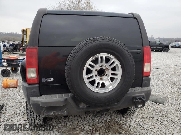 2008 Hummer H3 SUV with VIN 5GTEN13E188114275, listed as a Copart auction lot 81418254 with 196,190 mi miles and Salvage Title. Bid and sale history available at DreamBid. Image 6.