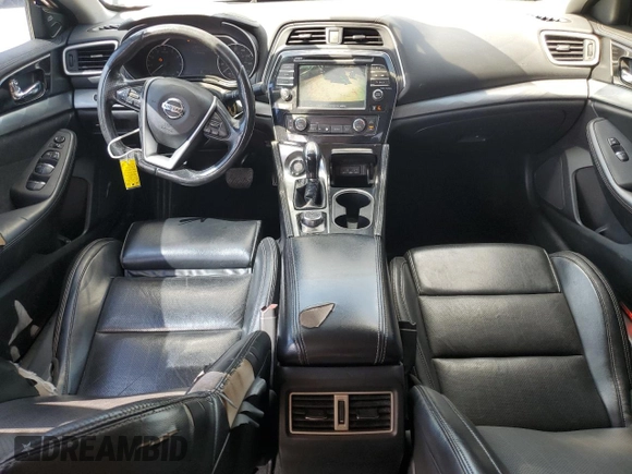 2017 Nissan Maxima SV with VIN 1N4AA6AP9HC372632, listed as a Copart auction lot 52605605 with 124,559 mi miles and Clean Title. Bid and sale history available at carsss.com. Image 8.