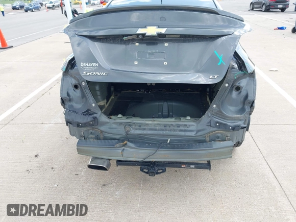 2017 Chevrolet Sonic LT with VIN 1G1JD5SG0H4165723, listed as a IAAI auction lot 42388906 with 73,850 mi miles and . Bid and sale history available at DreamBid. Image 6.