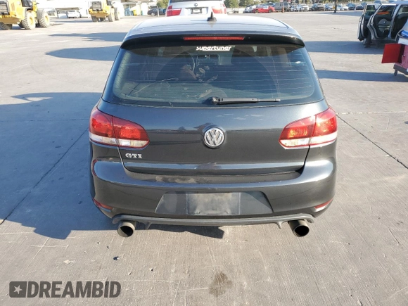 2011 Volkswagen GTI w/Sunroof with VIN WVWEV7AJ5BW090754, listed as a Copart auction lot 76310284 with 135,123 mi miles and Salvage Title. Bid and sale history available at carsss.com. Image 6.