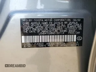 2022 Lexus IS 300 with VIN JTHDA1D28N5122114, listed as a Copart auction lot 59958455 with 32,236 mi miles and Salvage title. Bid and sale history available at DreamBid. Image 13.