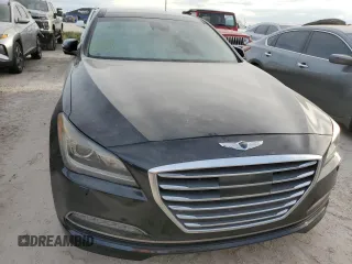 2017 Genesis G80 3.8L with VIN KMHGN4JE6HU189545, listed as a Copart auction lot 76204354 with 0 mi miles and Salvage Title. Bid and sale history available at carsss.com. Image 5.