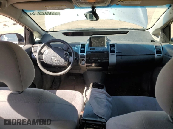 2008 Toyota Prius with VIN JTDKB20U683395524, listed as a Copart auction lot 53092395 with Not Provided miles and Salvage Title. Bid and sale history available at DreamBid. Image 8.