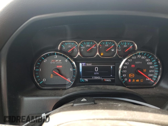 2018 Chevrolet Silverado 1500 LT with VIN 3GCUKREC0JG406702, listed as a Copart auction lot 48888915 with 115,943 mi miles and Salvage Title. Bid and sale history available at carsss.com. Image 9.