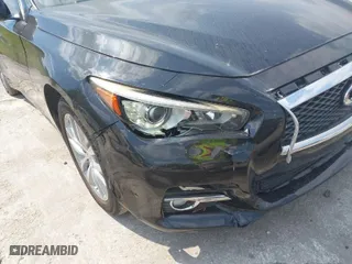 2015 Infiniti Q50 Premium with VIN JN1BV7AR9FM415466, listed as a IAAI auction lot 41960277 with 164,446 mi miles. Bid and sale history available at carsss.com. Image 6.