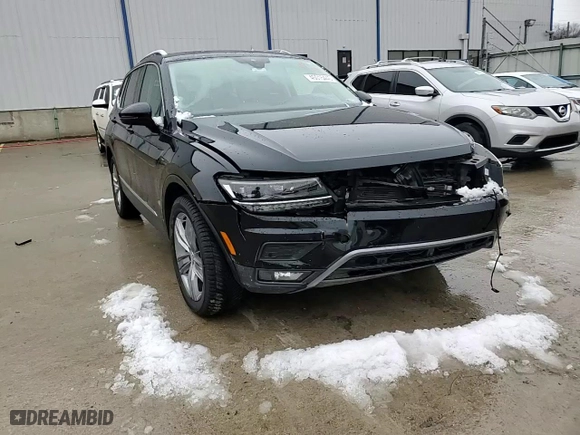 2019 Volkswagen Tiguan SEL Premium with VIN 3VV4B7AX5KM128512, listed as a Copart auction lot 45015445 with 68,514 mi miles and Salvage Title. Bid and sale history available at carsss.com. Image 12.