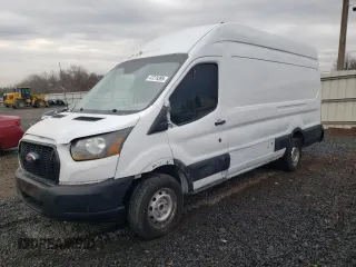 2019 Ford Transit with VIN 1FTYR3XMXKKA54383, listed as a Copart auction lot 47279395 with 95,604 mi miles and Salvage Title. Bid and sale history available at carsss.com. Image 1.