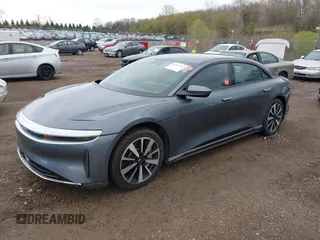 2023 Lucid Air Pure with VIN 50EA1PFA5PA007794, listed as a IAAI auction lot 42113156 with 5,052 mi miles. Bid and sale history available at carsss.com. Image 21.