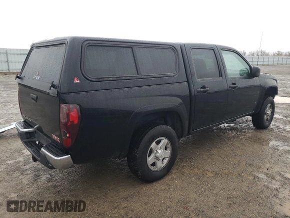 2007 GMC Canyon SLE2 with VIN 1GTDT13EX78183697, listed as a Copart auction lot 85237344 with 157,282 mi miles and Salvage Title. Bid and sale history available at carsss.com. Image 3.