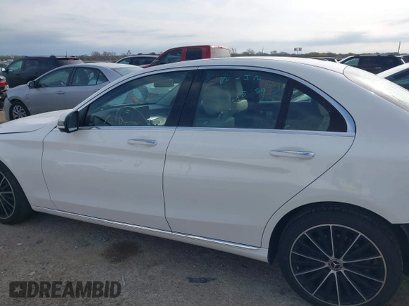 2021 Mercedes-Benz C 300 with VIN W1KWF8DB8MR639303, listed as a IAAI auction lot 41864619 with 67,666 mi miles and . Bid and sale history available at DreamBid. Image 14.