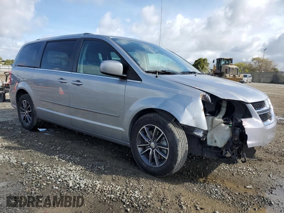2017 Dodge Grand Caravan SXT with VIN 2C4RDGCG3HR861235, listed as a Copart auction lot 51499975 with 86,928 mi miles and Salvage Title. Bid and sale history available at DreamBid. Image 4.