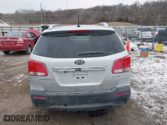 2012 Kia Sorento EX with VIN 5XYKUDA20CG284796, listed as a IAAI auction lot 41414017 with 120,345 mi miles. Bid and sale history available at carsss.com. Image 16.