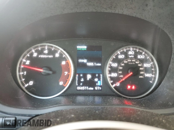 2022 Mitsubishi Eclipse Cross ES with VIN JA4ATUAA8NZ069137, listed as a Copart auction lot 58232065 with 68,511 mi miles and Salvage title. Bid and sale history available at DreamBid. Image 9.