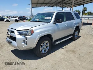 2018 Toyota 4Runner SR5 with VIN JTEZU5JR9J5165826, listed as a Copart auction lot 65654935 with 46,953 mi miles and Salvage title. Bid and sale history available at DreamBid. Image 1.