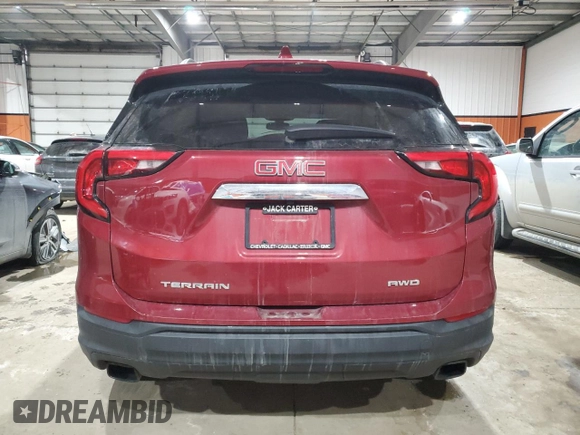 2019 GMC Terrain SLE with VIN 3GKALTEX5KL201874, listed as a Copart auction lot 45279715 with 112,892 mi miles and Salvage Title. Bid and sale history available at carsss.com. Image 6.