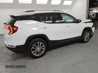 2024 GMC Terrain SLT with VIN 3GKALVEG5RL326685, listed as a Copart auction lot 86704444 with 7,090 mi miles and Salvage title. Bid and sale history available at DreamBid. Image 3.