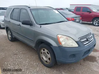 2006 Honda CR-V LX with VIN JHLRD68566C002862, listed as a IAAI auction lot 41954749 with 294,867 mi miles. Bid and sale history available at carsss.com. Image 1.