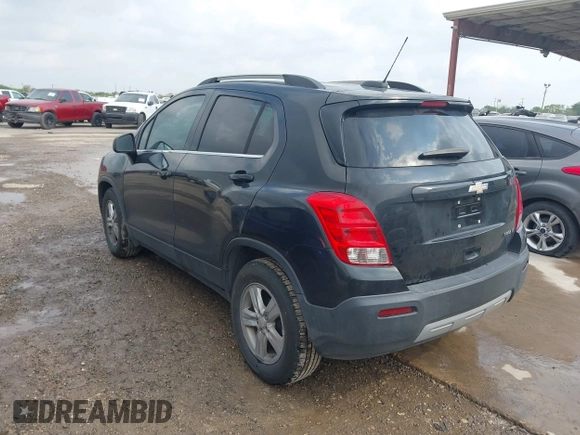 2016 Chevrolet Trax LT with VIN KL7CJLSB3GB668848, listed as a IAAI auction lot 42111976 with 44,363 mi miles and . Bid and sale history available at DreamBid. Image 3.