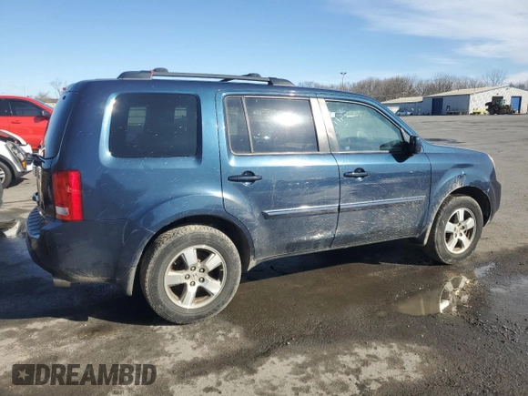 2011 Honda Pilot EX with VIN 5FNYF4H49BB030263, listed as a Copart auction lot 50181115 with 163,840 mi miles and Clean Title. Bid and sale history available at DreamBid. Image 3.