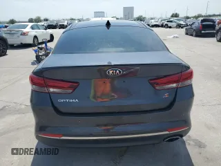 2018 Kia Optima S with VIN 5XXGT4L35JG205526, listed as a Copart auction lot 53288405 with 59,813 mi miles and Salvage Title. Bid and sale history available at carsss.com. Image 6.
