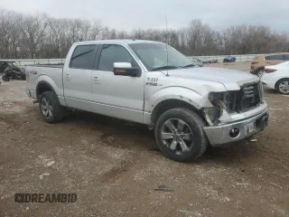 2012 Ford F-150 XL with VIN 1FTFW1EF5CFB09759, listed as a Copart auction lot 46245275 with 381,342 mi miles and Salvage Title. Bid and sale history available at carsss.com. Image 4.