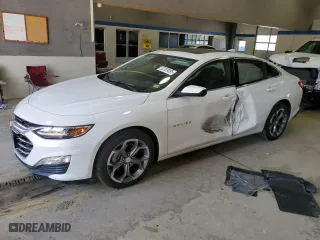 2024 Chevrolet Malibu LT with VIN 1G1ZD5STXRF193065, listed as a Copart auction lot 52259095 with 6,419 mi miles and Salvage Title. Bid and sale history available at carsss.com. Image 1.