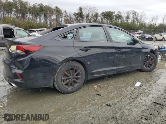 2019 Hyundai Sonata SE with VIN 5NPE24AF7KH804392, listed as a Copart auction lot 82188904 with 80,836 mi miles and Salvage Title. Bid and sale history available at carsss.com. Image 3.