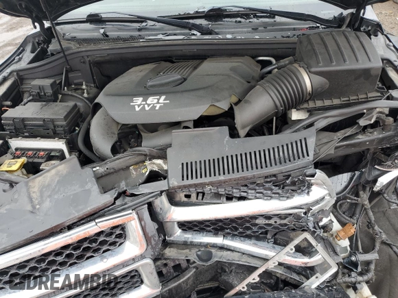 2013 Dodge Durango Crew with VIN 1C4RDHDG5DC663991, listed as a Copart auction lot 48491985 with 143,310 mi miles and Salvage Title. Bid and sale history available at carsss.com. Image 13.