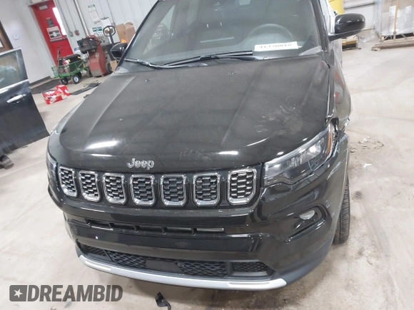 2024 Jeep Compass Limited with VIN 3C4NJDCNXRT126643, listed as a IAAI auction lot 41370816 with 7,355 mi miles and . Bid and sale history available at DreamBid. Image 12.