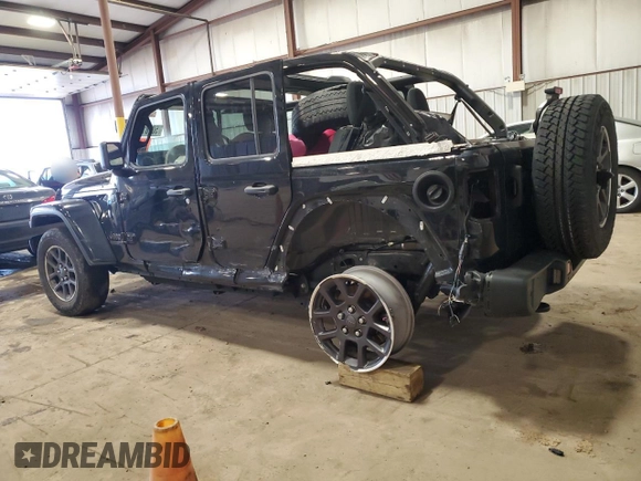 2021 Jeep Wrangler Unlimited Willys с VIN 1C4HJXDN6MW718492, выставлен на аукционе Copart как лот 50181225 с пробегом Не указан миль и Списание • Salvage title. История ставок и продаж доступна на DreamBid. Изображение 2.