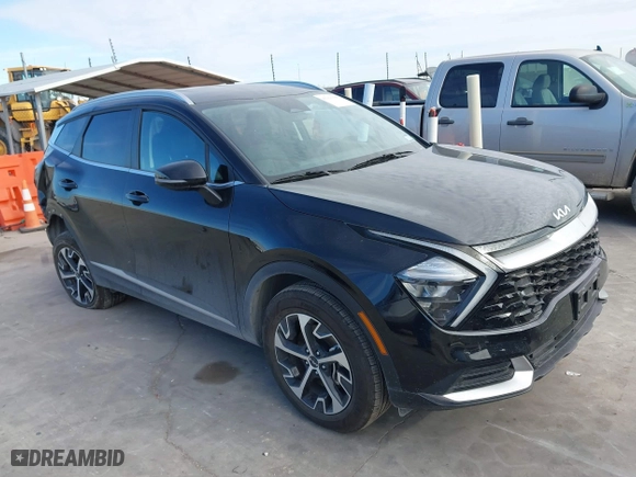 2023 Kia Sportage Hybrid EX with VIN KNDPVCAGXP7084083, listed as a IAAI auction lot 41311190 with 16,064 mi miles. Bid and sale history available at carsss.com. Image 1.