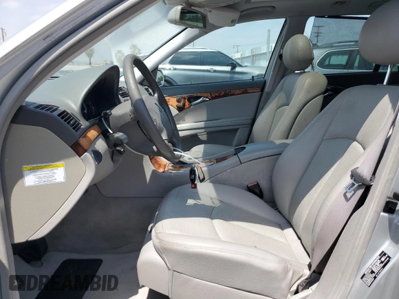 2005 Mercedes-Benz E 320 with VIN WDBUH65J45A617092, listed as a Copart auction lot 53119045 with 189,254 mi miles and Salvage Title. Bid and sale history available at DreamBid. Image 7.