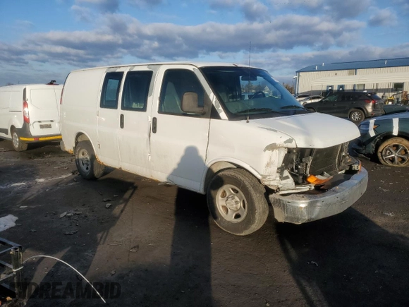 2007 Chevrolet Express Cargo z VIN 1GCFG15X071227758, wystawiony jako Copart lot #42600545 z przebiegiem 161 145 mil mil oraz Szkoda całkowita • Salvage title. Historia ofert i sprzedaży dostępna na DreamBid. Obrazek 4.