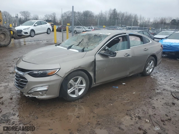 2022 Chevrolet Malibu LT with VIN 1G1ZD5ST4NF157642, listed as a Copart auction lot 44956685 with 0 mi miles and Non Repairable. Bid and sale history available at carsss.com. Image 1.