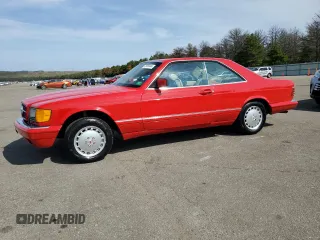 1988 MERCEDES-BENZ 560-CLASS SEC with VIN WDBCA45D0JA390136, listed as a Copart auction lot 72028444 with 226,316 mi miles and Clean Title. Bid and sale history available at DreamBid. Image 1.