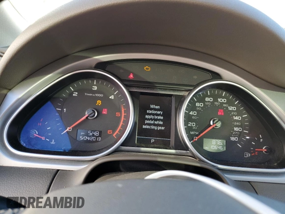 2015 Audi Q7 3.0L TDI Prestige with VIN WA1VMBFEXFD014766, listed as a Copart auction lot 68034232 with 106,461 mi miles. Bid and sale history available at carsss.com. Image 9.