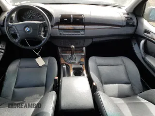 2005 BMW X5 3.0i with VIN 5UXFA13525LY02042, listed as a Copart auction lot 58061944 with 152,251 mi miles and Salvage Title. Bid and sale history available at carsss.com. Image 8.