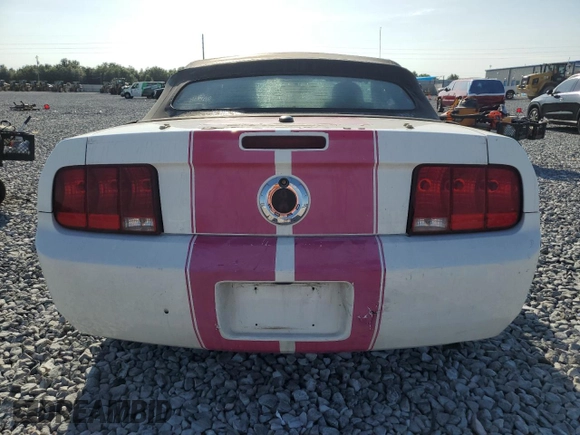 2008 Ford Mustang Deluxe with VIN 1ZVHT84N085133559, listed as a Copart auction lot 57449265 with Not provided miles and Salvage title. Bid and sale history available at DreamBid. Image 6.
