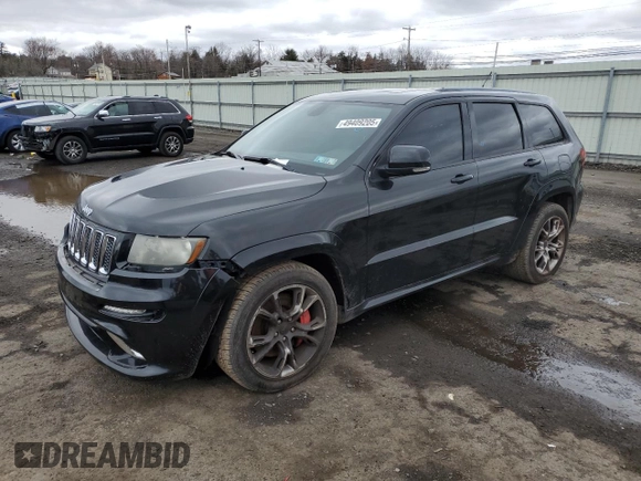 2012 Jeep Grand Cherokee SRT8 with VIN 1C4RJFDJ4CC350907, listed as a Copart auction lot 49409205 with 171,352 mi miles and Clean Title. Bid and sale history available at carsss.com. Image 1.