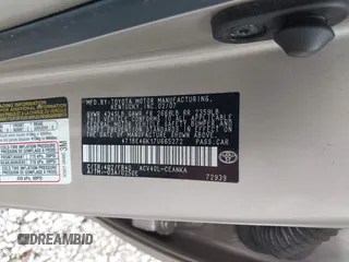 2007 Toyota Camry CE with VIN 4T1BE46K17U665272, listed as a IAAI auction lot 42209083 with 172,095 mi miles and . Bid and sale history available at DreamBid. Image 9.