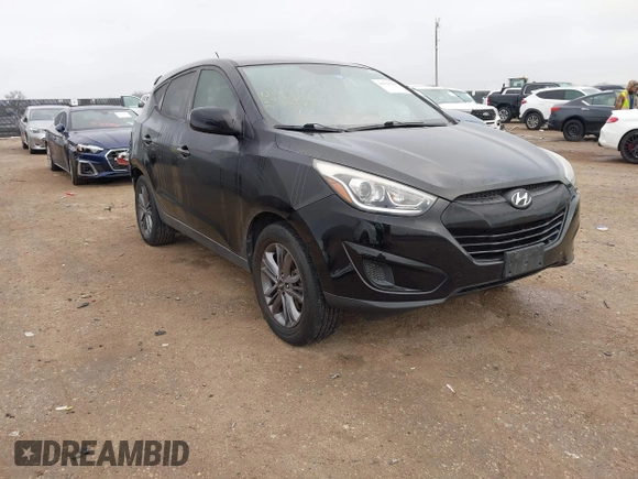 2015 Hyundai Tucson GLS with VIN KM8JT3AF6FU086041, listed as a IAAI auction lot 41521417 with 120,754 mi miles and . Bid and sale history available at DreamBid. Image 1.