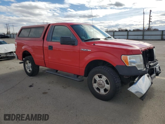 2012 Ford F-150 XL with VIN 1FTMF1EM6CKD89673, listed as a Copart auction lot 50267935 with 138,272 mi miles and Salvage title. Bid and sale history available at DreamBid. Image 4.