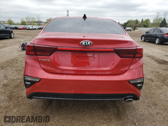 2019 Kia Forte LXS with VIN 3KPF24AD1KE138654, listed as a Copart auction lot 55245885 with 62,127 mi miles and Salvage title. Bid and sale history available at DreamBid. Image 6.