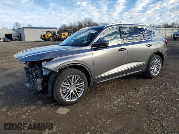 2023 Acura MDX w/Advance Package with VIN 5J8YE1H82PL024069, listed as a Copart auction lot 86556144 with 13,836 mi miles and Salvage Title. Bid and sale history available at carsss.com. Image 1.