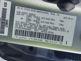2017 Toyota Tacoma SR5 z VIN 5TFAZ5CN3HX024083, wystawiony jako IAAI lot #41739213 z przebiegiem 111 226 mil mil oraz . Historia ofert i sprzedaży dostępna na DreamBid. Obrazek 9.