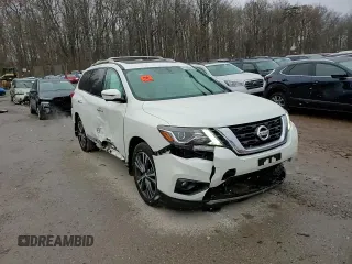 2020 Nissan Pathfinder Platinum with VIN 5N1DR2DM0LC623651, listed as a Copart auction lot 82106934 with 75,844 mi miles and Salvage Title. Bid and sale history available at carsss.com. Image 14.