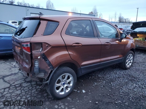 2019 Ford EcoSport SE with VIN MAJ6S3GL8KC307851, listed as a Copart auction lot 86219334 with 81,188 mi miles and Salvage Title. Bid and sale history available at carsss.com. Image 3.